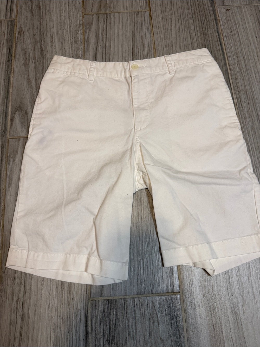 Polo by Ralph Lauren Cream-White Kids Cotton Shorts